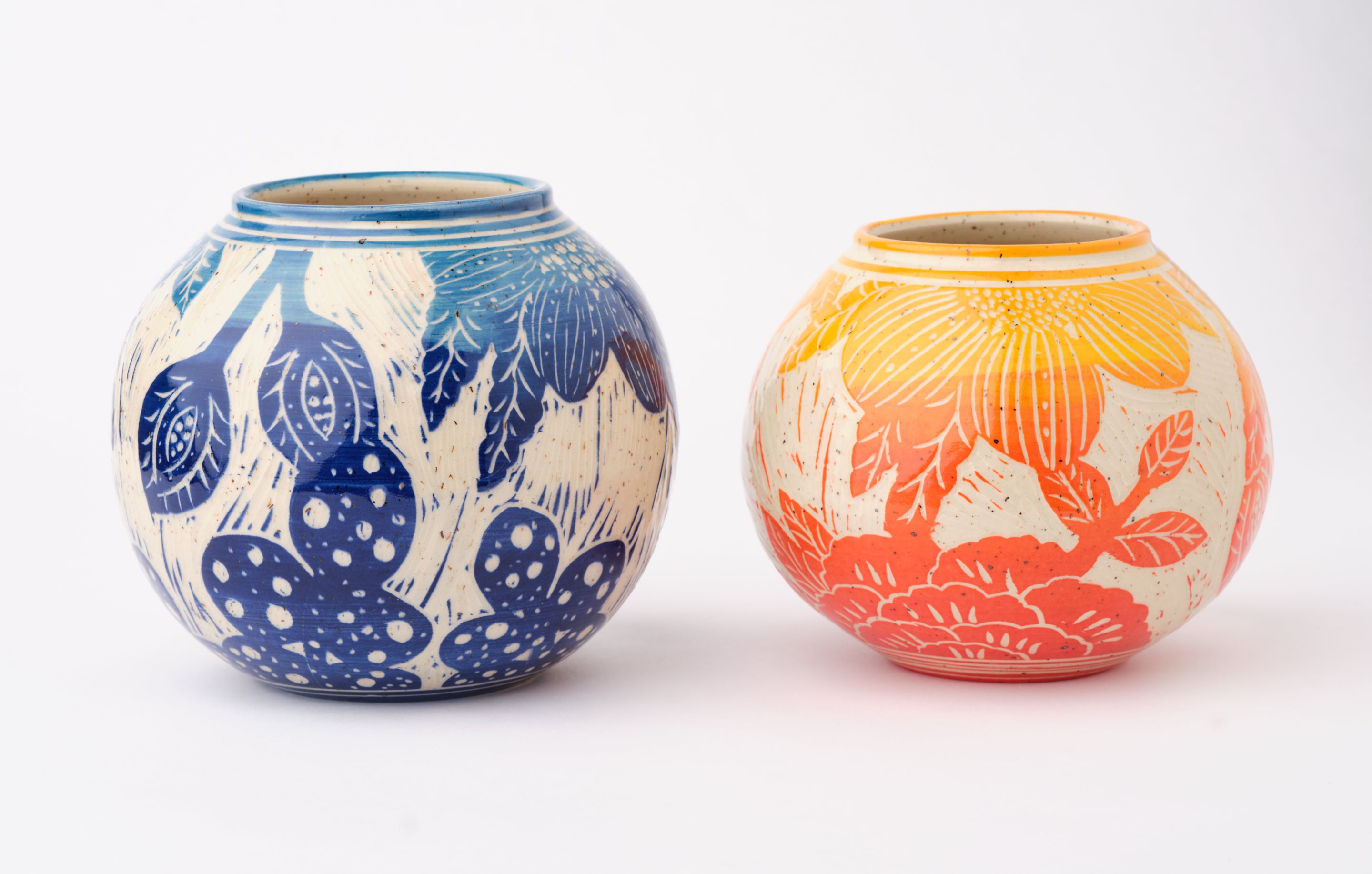 large moon jars – Bhajan Pottery