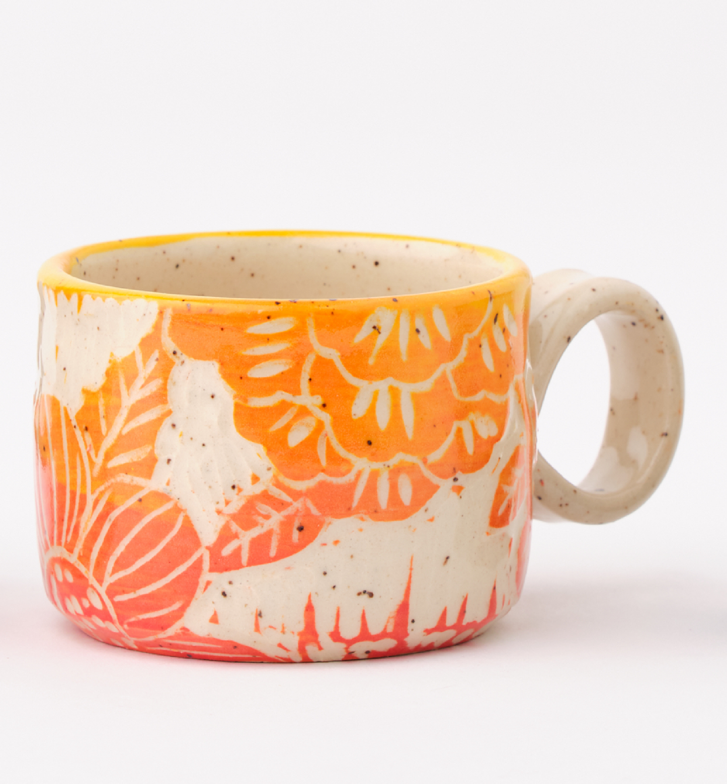 flower espresso mugs